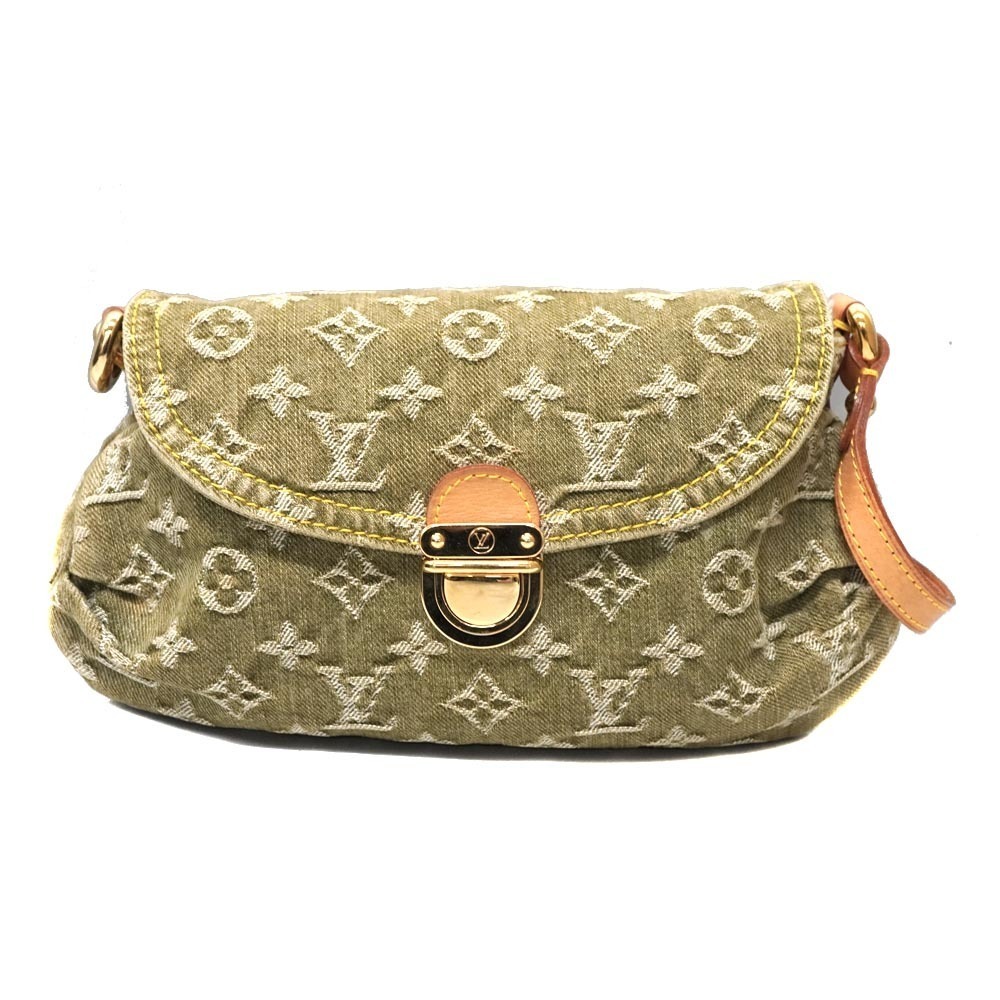 Louis Vuitton Pleaty Handbag Denim